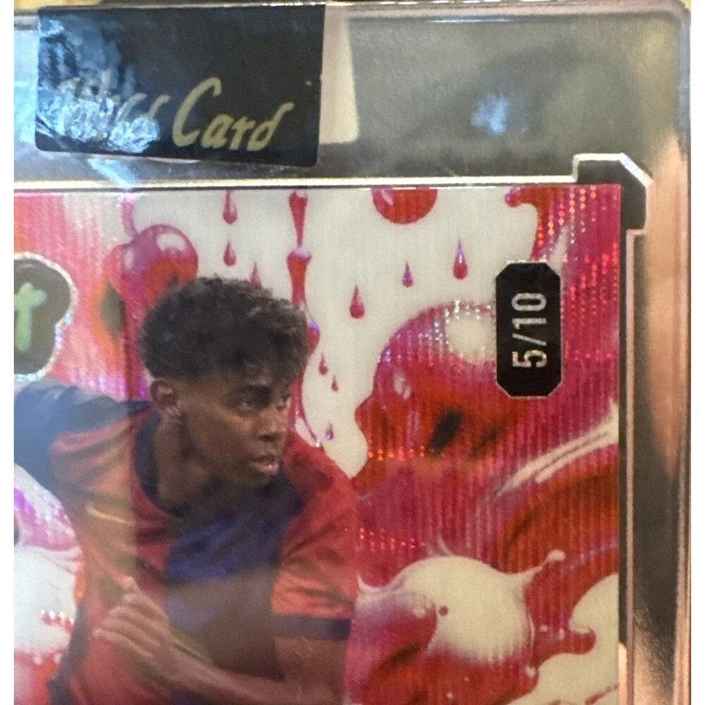 Lamine Yamal - 5/10 Splat Rookie - 2024 Wild Card